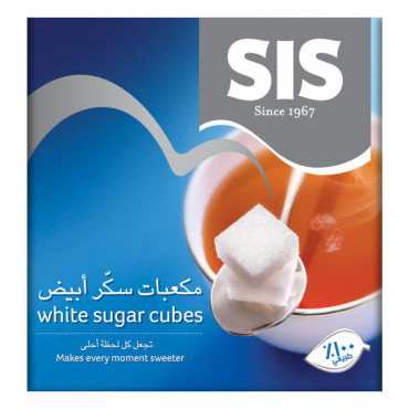 SIS White Sugar Cubes 454gm --اس اي اس سكر ابيض مكعبات 454 جم
