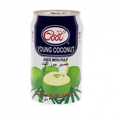 Ice Cool Young Coconut Juice With Pulp 310ml 