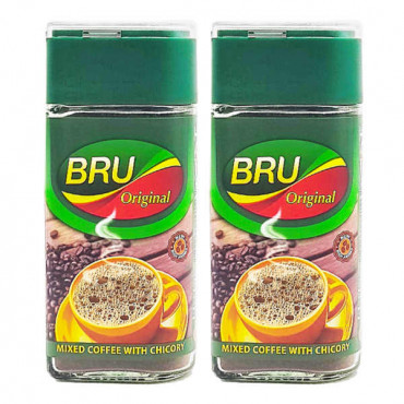 Bru Coffee Original 2 x 100gm - برو كوفي الأصلي 2 × 100 جم