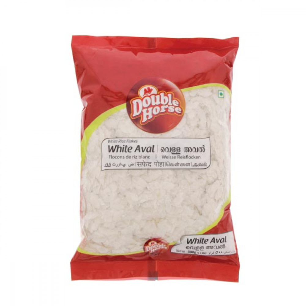 Double Horse Rice Flakes White 500gm  Double Horse Rice Flakes White 500gm