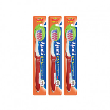 Ajanta Tooth Brush Medium- Bml 3Pcs