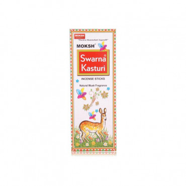 Moksh Agarbatti Swarna Kasturi Flat Pkt