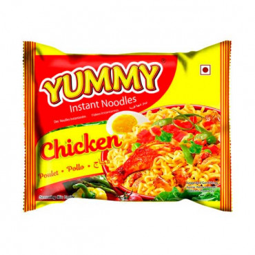 Yummy Instant Noodles Chicken Flavour 65gm 