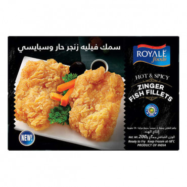 Royale Foods Frozen Zinger Fish Fillets 200gm 
