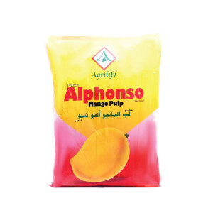 AgrilLife Frozen Alphonso Mango Pulp 1kg