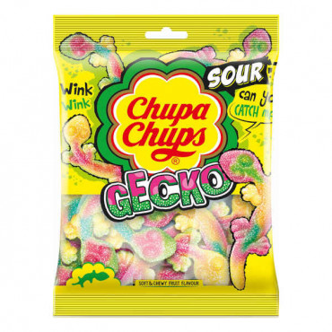 Chupa Chups Sour Candies Gecko 160gm 