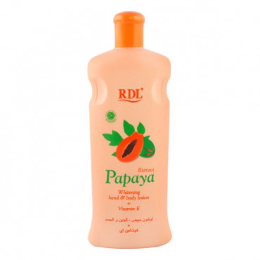 RDL Papaya Extract Whitening Hand & Body Lotion 600ml 