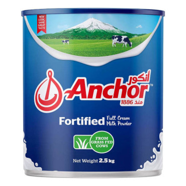 ANCHOR FORTIFIED FULL CREAM MILK POWDER 2.5KG 