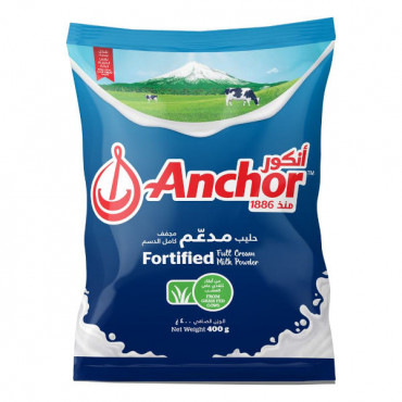 Anchor Fortified Full Cream Milk Powder 400gm 