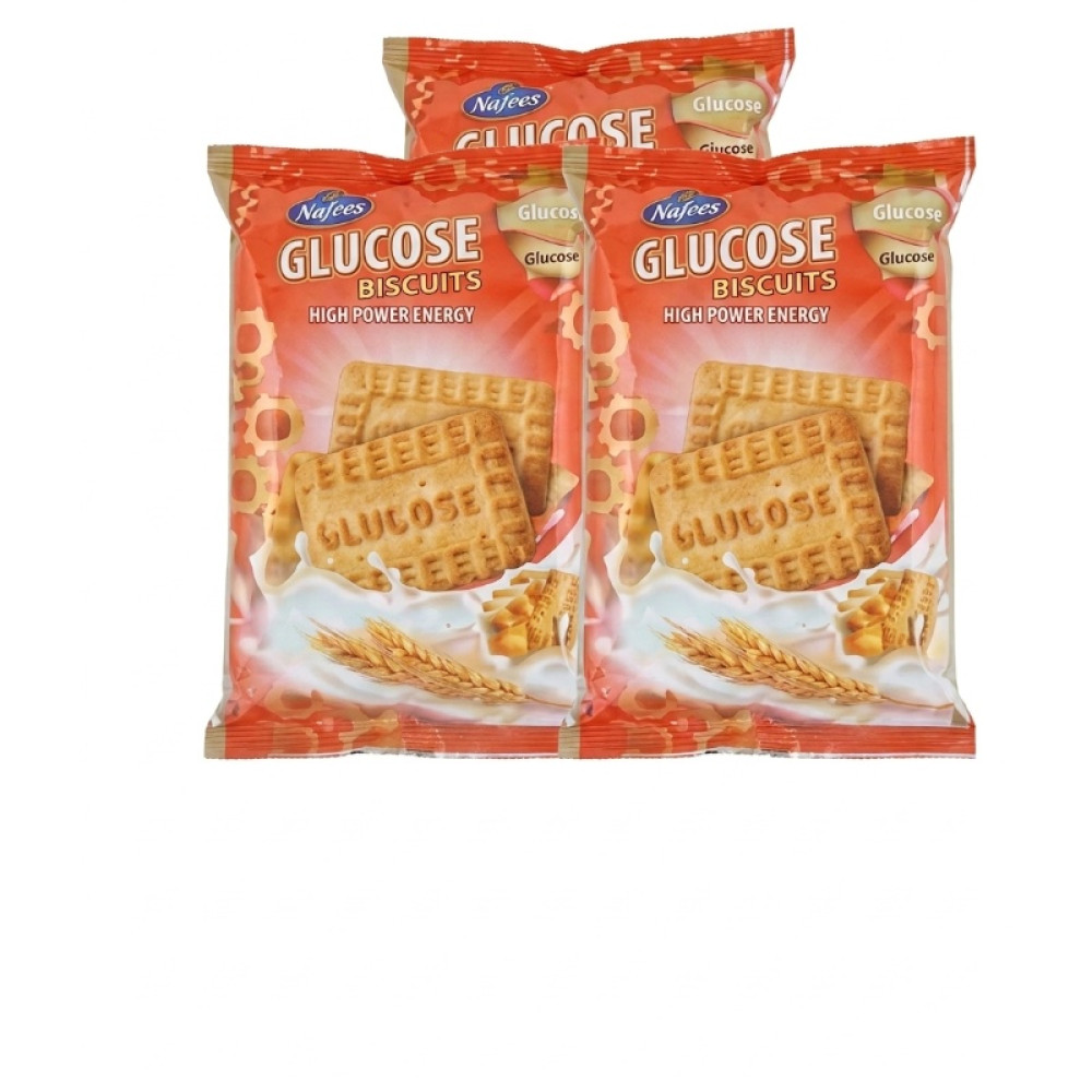 NAFEES GLUCOSE BISCUITS 3X10X40GM