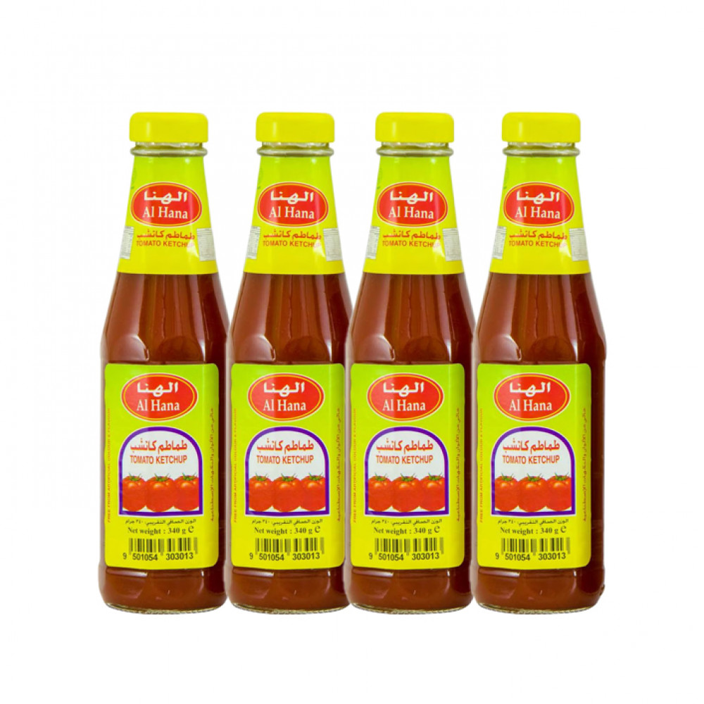 Al Hana Tomato Ketchup 4S*340Gm