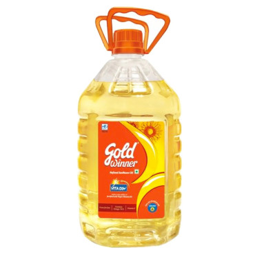 GOLD WINNER PURE SUNFLOWER OIL 5LTR