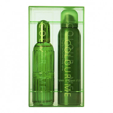 Colour Me Green Gift Set for Women - EDP 90ml + Deo 150ml 