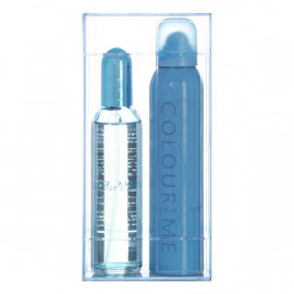 Colour Me Sky Blue Gift Set for Women - EDP 100ml + Deo 150ml